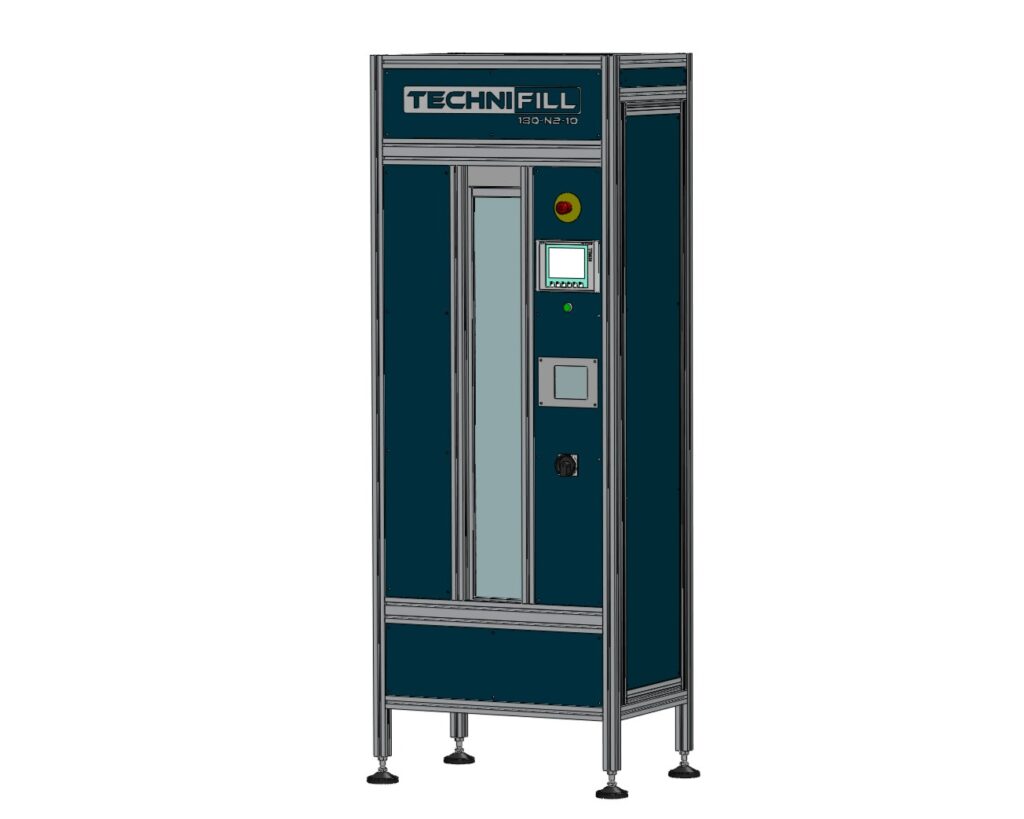 Machinebouw, gasveren vulmachine,